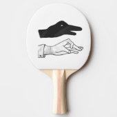 Raquette De Ping Pong Canard Silhouette main (Devant)