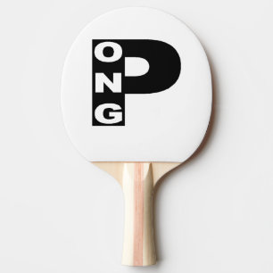 Raquette de ping-pong Caoutchouc Design PING PONG