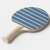 Raquette De Ping Pong Capri Bleu Rayé et Uni (Devant Angle)