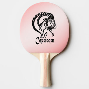 Raquette De Ping Pong Capricorne Zodiaque de chèvre de mer