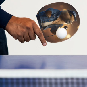Raquette De Ping Pong "Capybara Cowboy : Serenading the Wild West"