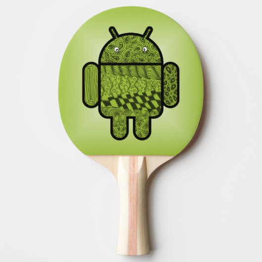 Raquette De Ping Pong Caractère de gribouillage pour Android™ (Devant)