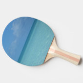 Raquette De Ping Pong Caraïbes Horizon Tropical Turquoise Bleu (Côté)