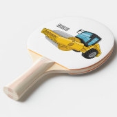 Raquette De Ping Pong Caricature à rouleaux de route (Devant Angle)