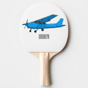 Raquette De Ping Pong Caricature d'avion à voilure fixe