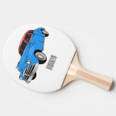 Raquette De Ping Pong Caricature de voiture classique 1948 (Côté)