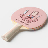 Raquette De Ping Pong Caricature du chef calmar (Devant Angle)