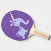 Raquette De Ping Pong Caricature inhabituelle Unicorn Ping Paddle Ping P (Côté)