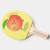 Raquette De Ping Pong Caricature jaune pêche très agréable (Côté)