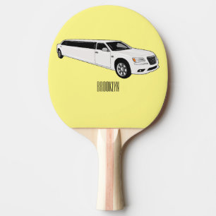 Raquette De Ping Pong Caricature limousine