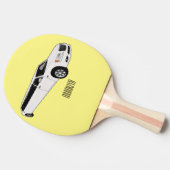 Raquette De Ping Pong Caricature limousine (Côté)