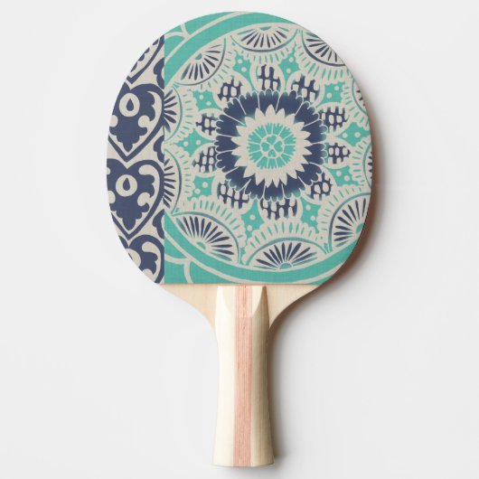 Raquette De Ping Pong Carreau bleu Batik III (Devant)