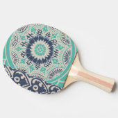 Raquette De Ping Pong Carreau bleu Batik III (Côté)