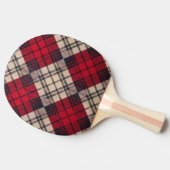 Raquette De Ping Pong Carreaux Rouges Crépusculaires (Côté)