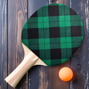 Raquette De Ping Pong Carreaux Verts Classiques