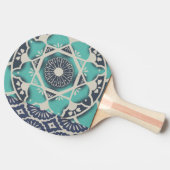 Raquette De Ping Pong Carrelage bleu Batik II (Côté)