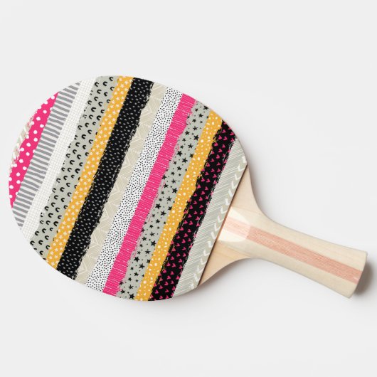 Raquette De Ping Pong Carrelage en Patchwork : Conception Versatile Sans (Côté)