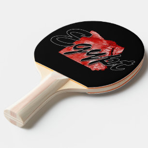 Raquette De Ping Pong Carte de l'Égypte