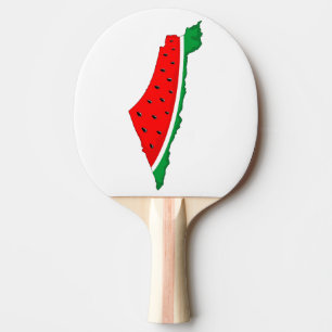 Raquette De Ping Pong Carte de Palestine Watermelon Symbole de la libert