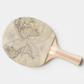 Raquette De Ping Pong Carte du monde 2 (Côté)