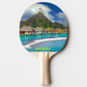 Raquette De Ping Pong Carte photo personnalisée Ping Pong Cadeau personn (Dos)