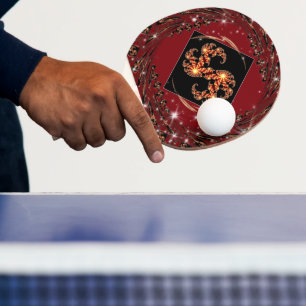 Raquette De Ping Pong Céleste Galactique : Précision Ciblée & Gratitude