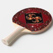 Raquette De Ping Pong Céleste Galactique : Précision Ciblée & Gratitude (Devant Angle)