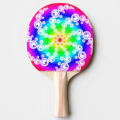 Raquette De Ping Pong Cercle de culture Abstrait (Dos)