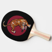 Raquette De Ping Pong Cercle de tigre rouge (Côté)