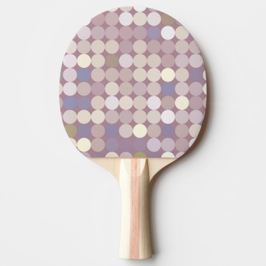 Raquette De Ping Pong Cercles de tissu motif abstrait (Devant)