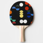 Raquette De Ping Pong Cercles et demi-cycles | Sophie Taeuber-Arp | (Devant)