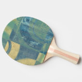 Raquette De Ping Pong Cercles et panneaux multicolores (Côté)