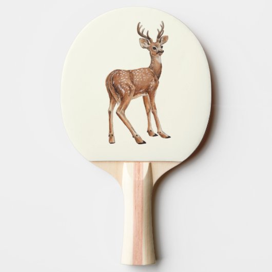 Raquette De Ping Pong Cerf (Dos)
