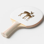 Raquette De Ping Pong Cerf (Devant Angle)