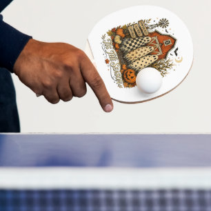 Raquette De Ping Pong C'est la saison automne Halloween Fantômes