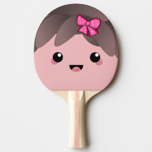Raquette De Ping Pong C'est une fille Révélation de genre de la petite