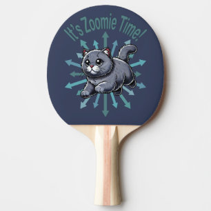 Raquette De Ping Pong C'est Zoomie Time Chat à cheveux court britannique