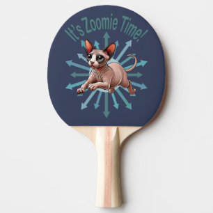 Raquette De Ping Pong C'est Zoomie Time Sphynx Cat