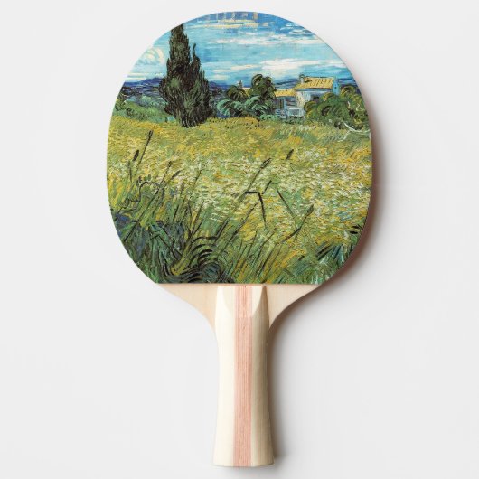 Raquette De Ping Pong Champ de blé vert Vincent van Gogh (Devant)
