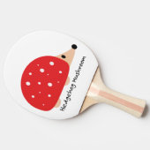 Raquette De Ping Pong Champignon de Hérisson mignon et drôle (Côté)