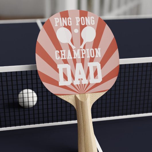 Raquette De Ping Pong Champion Papa Red Ping Paddle