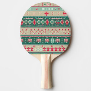 Raquette De Ping Pong Chandail moche de Noël (2)