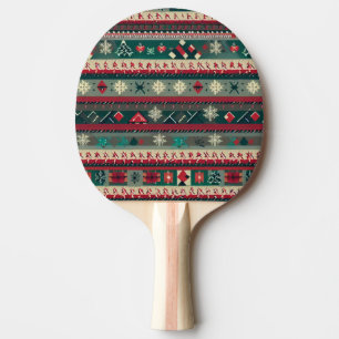 Raquette De Ping Pong Chandail moche de Noël (4)