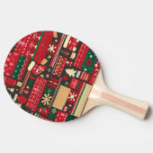 Raquette De Ping Pong Chandail moche de Noël (7) (Côté)