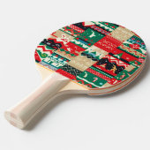 Raquette De Ping Pong Chandail moche de Noël (8) (Devant Angle)