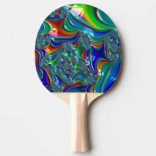 Raquette De Ping Pong ~CHAOS ~ Fractal original ~