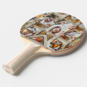 Raquette De Ping Pong Chapelle Sixtine Michelangelo - Vatican, Rome, Ita (Devant Angle)