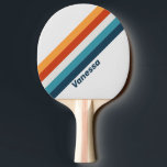 Raquette De Ping Pong Chardon vintage trié avec nom<br><div class="desc">Embrassez un esprit de grâce intemporelle avec le chardon Vintage rayé avec le nom Ping Pong Paddle. Drapée dans des tons doux et muets qui font écho à la beauté sauvage des champs ouverts et des fleurs résilientes, cette pagaie apporte une touche de force tranquille et de charme délicat à...</div>