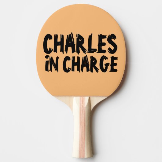 RAQUETTE DE PING PONG CHARLES EN CHARGE PING PING PONG PADDLES (Devant)