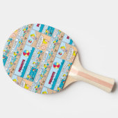 Raquette De Ping Pong Charlie Brown & Sally À La Plage (Côté)